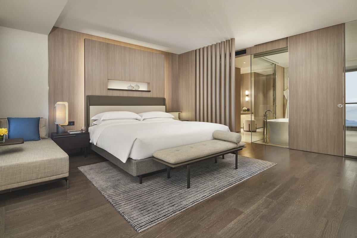 1 slaapkamer, luxe beddengoed, donzen dekbedden, een minibar