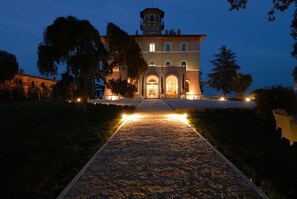 Front of property - evening/night