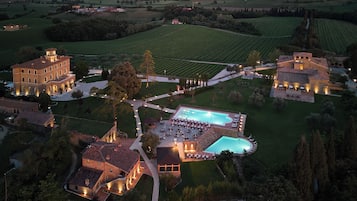 Blick von der Unterkunft