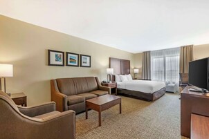 Suite, 1 King Bed with Sofa bed, Non Smoking | Down comforters, Select Comfort beds, in-room safe, desk