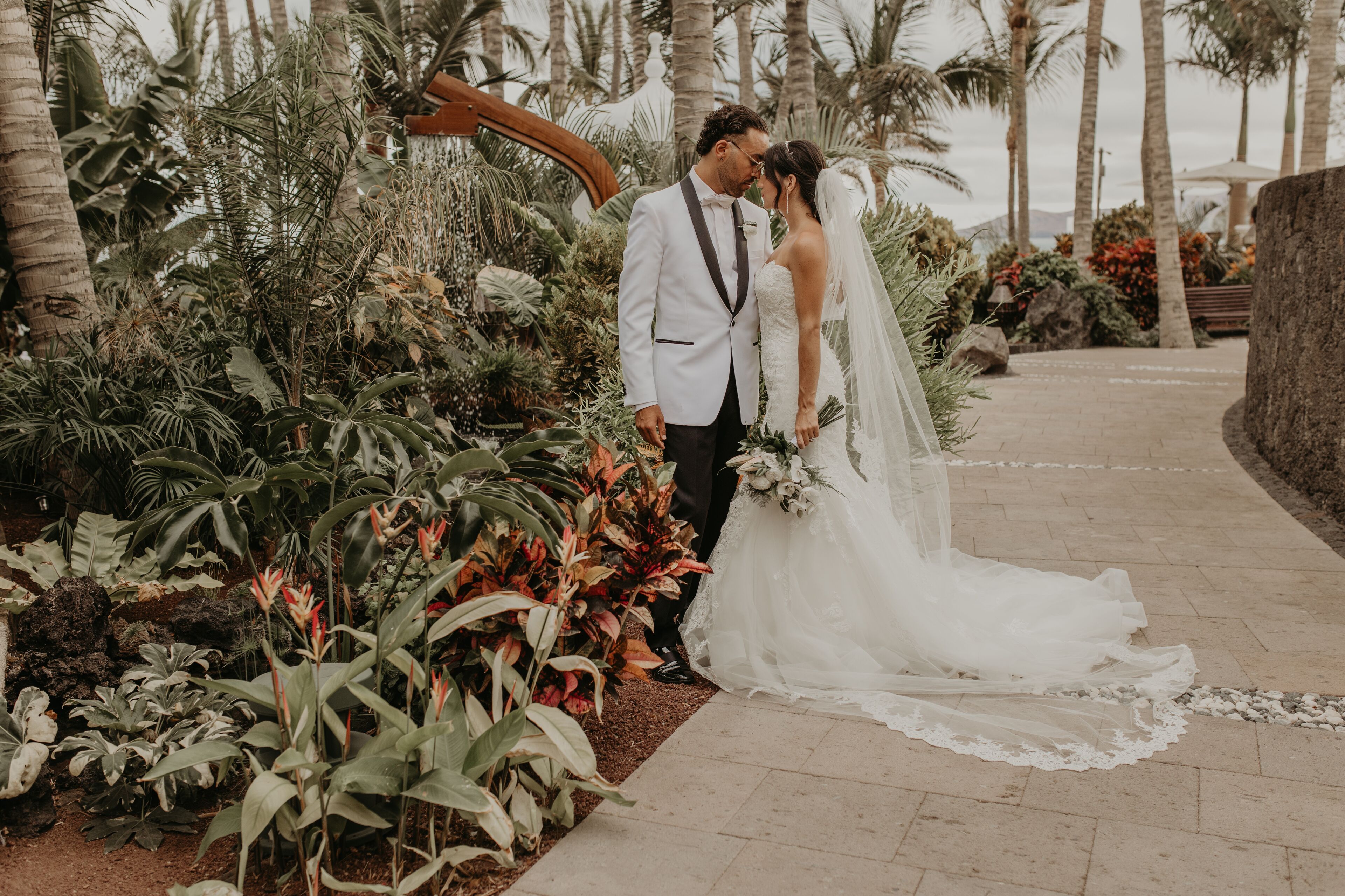 outdoor wedding area