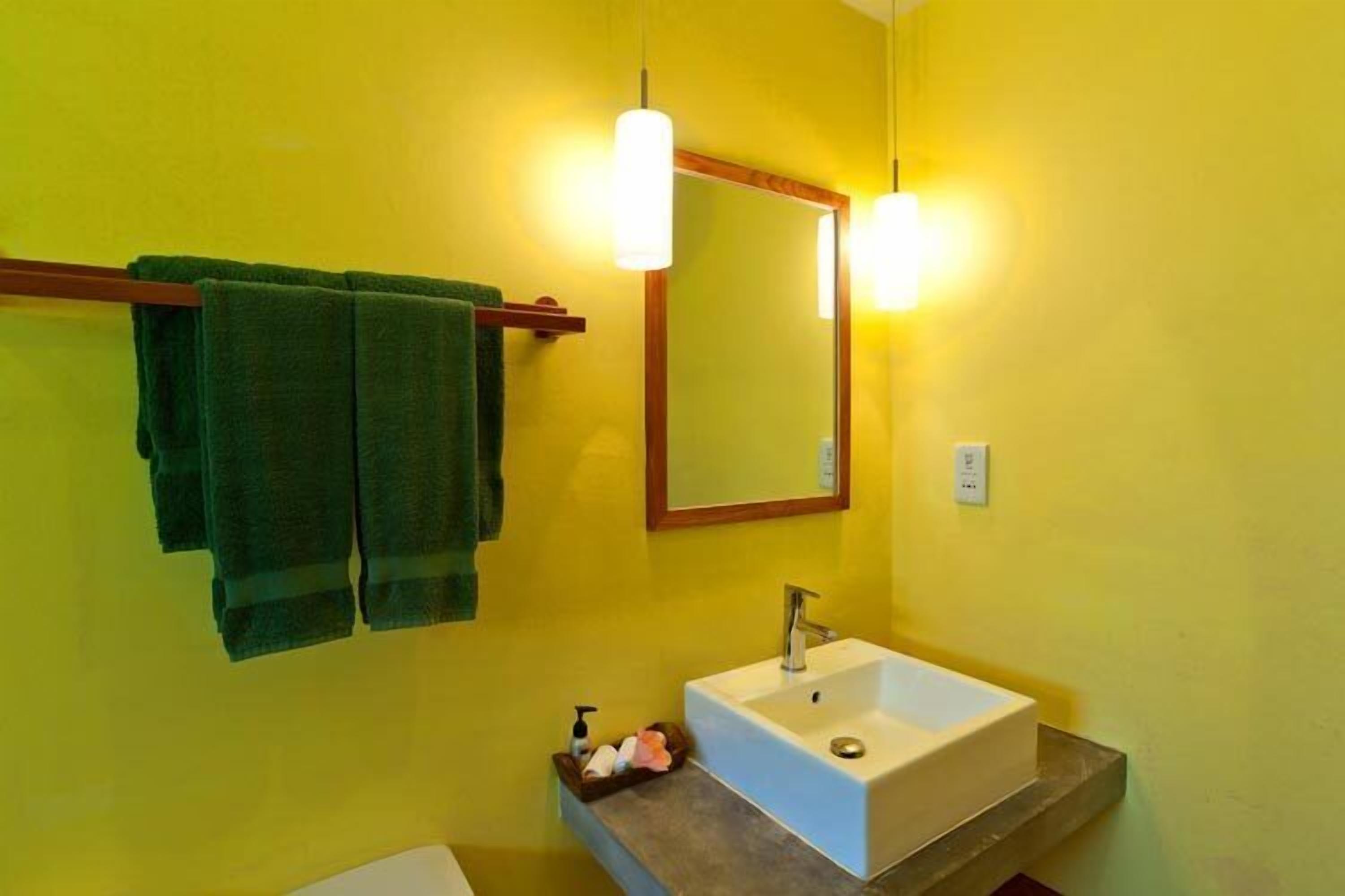 shower, rainfall showerhead, free toiletries, hair dryer