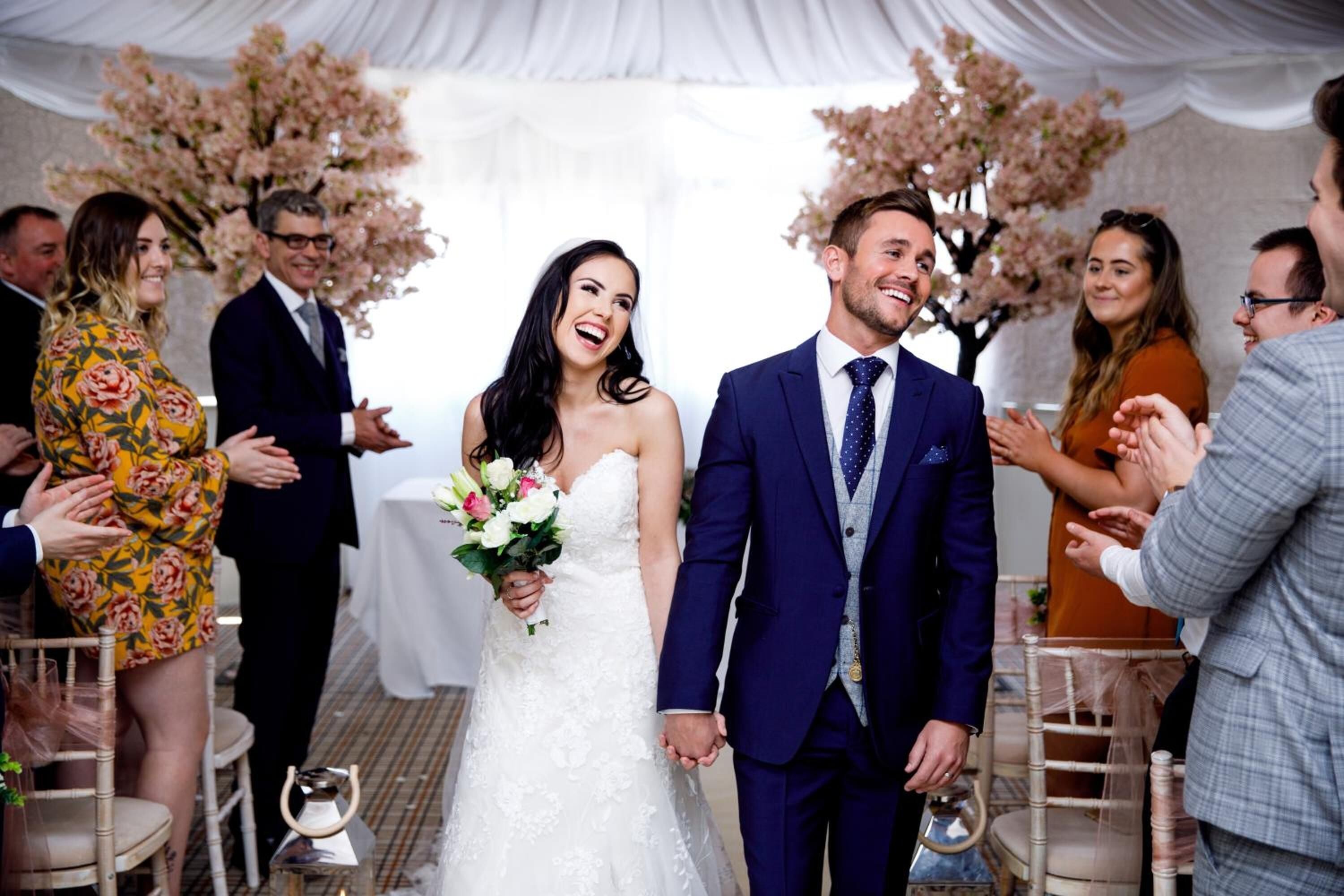 outdoor banquet area