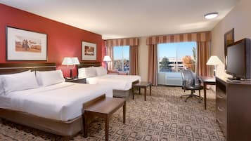 Pillow-top beds, desk, iron/ironing board, free cots/infant beds