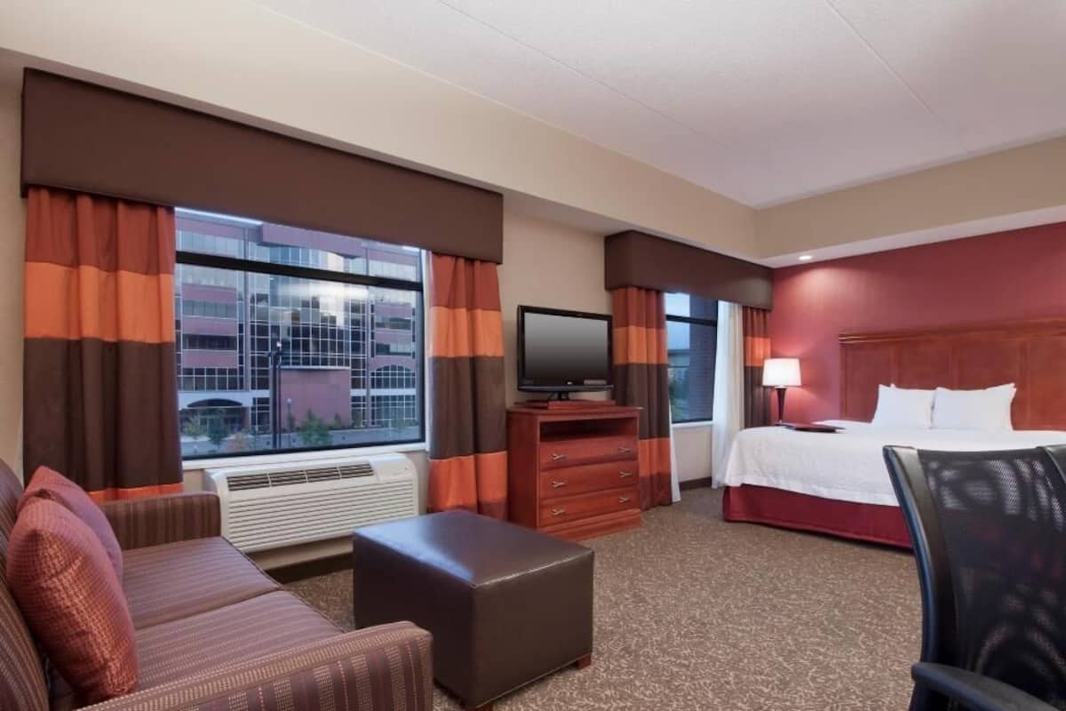 Premium bedding, pillow-top beds, in-room safe, desk