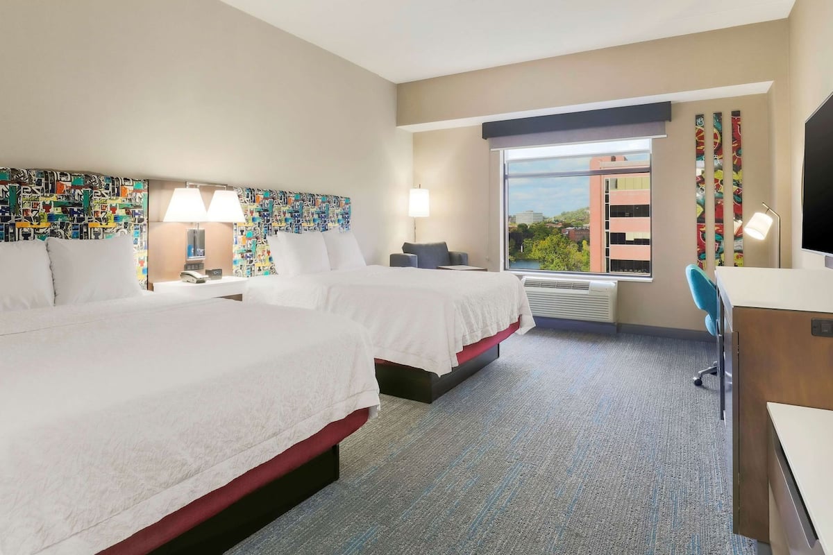 Premium bedding, pillow-top beds, in-room safe, desk