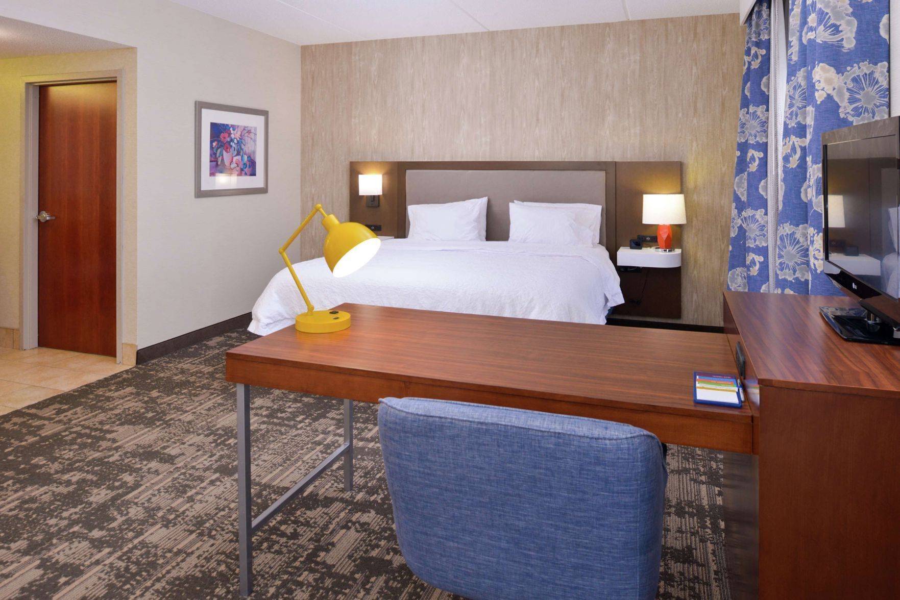 In-room safe, desk, iron/ironing board, free cribs/infant beds
