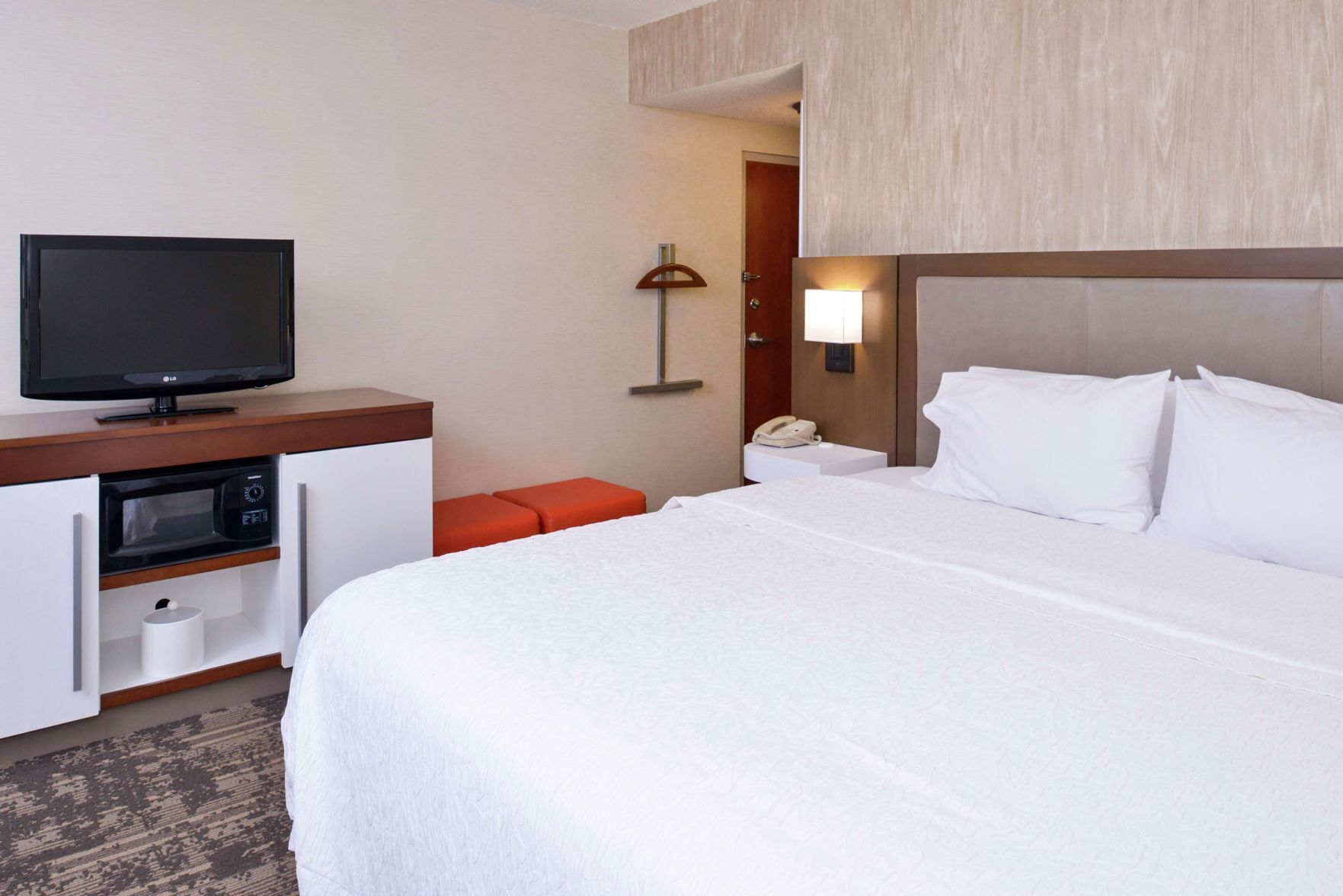 In-room safe, desk, iron/ironing board, free cribs/infant beds