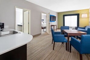 Suite, 1 Bedroom | In-room safe, desk, blackout drapes, iron/ironing board