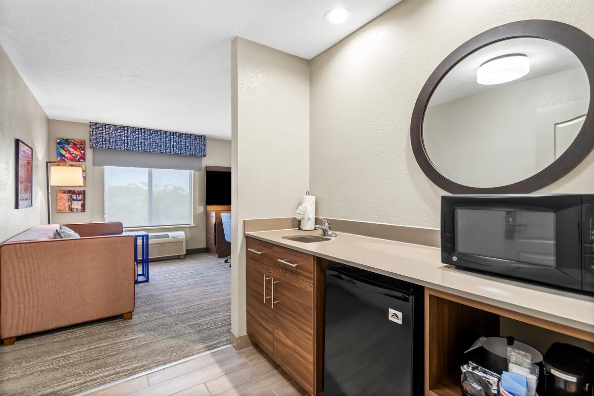 studio suite, 1 king bed, non smoking | minibar