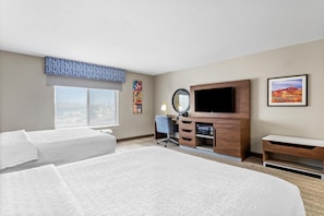 Room, 2 Queen Beds, Accessible, Bathtub (Hearing) | In-room safe, iron/ironing board, free WiFi, alarm clocks