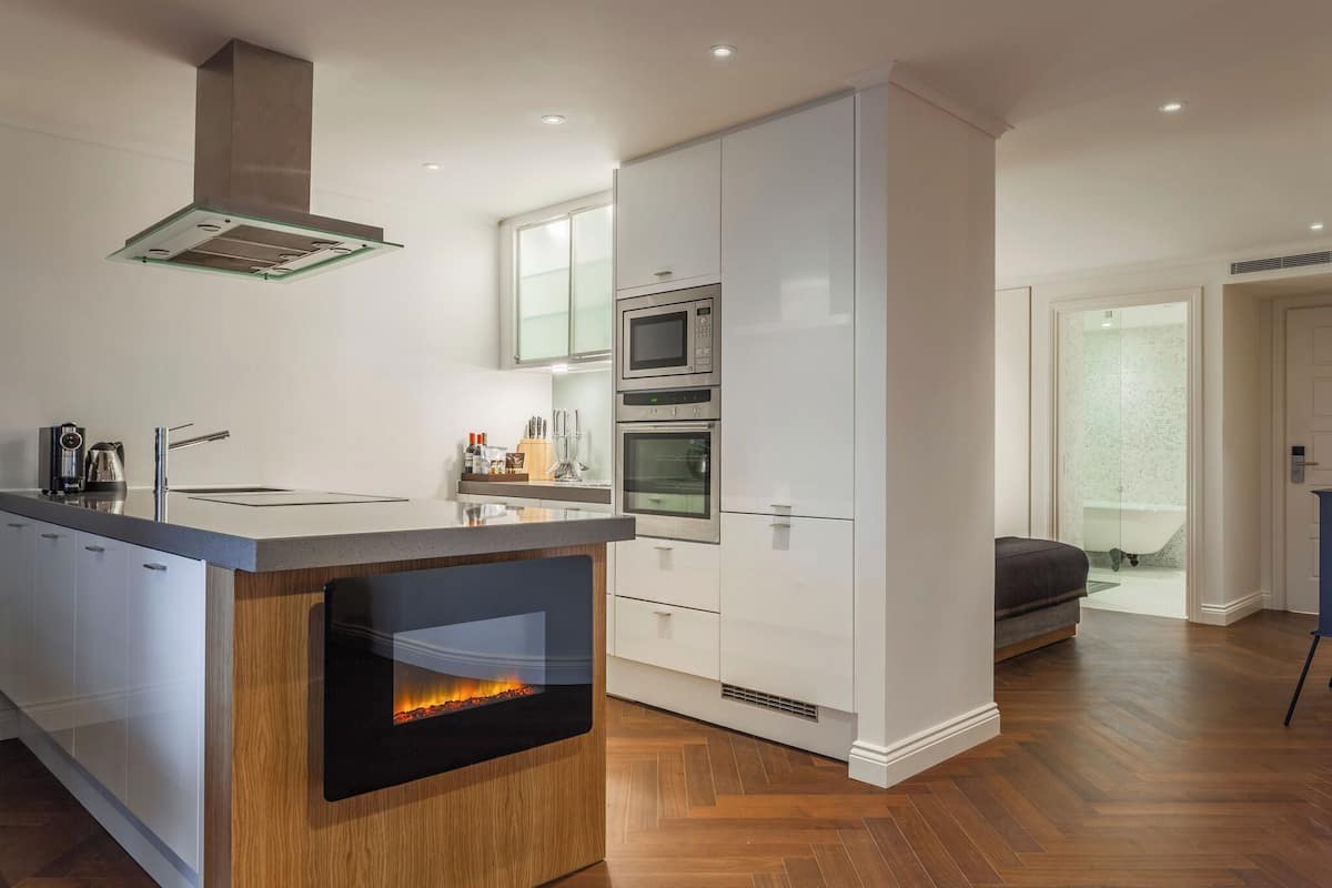 Monolocale, 1 letto queen (The House) | Biancheria in cotone egiziano, biancheria da letto ipoallergenica