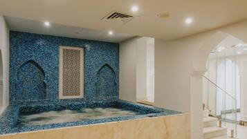 Sauna, steam room, Turkish bath, aromatherapy, Swedish massages
