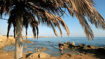 Uitzicht op strand/zee