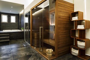 Sauna, bain à remous, hammam