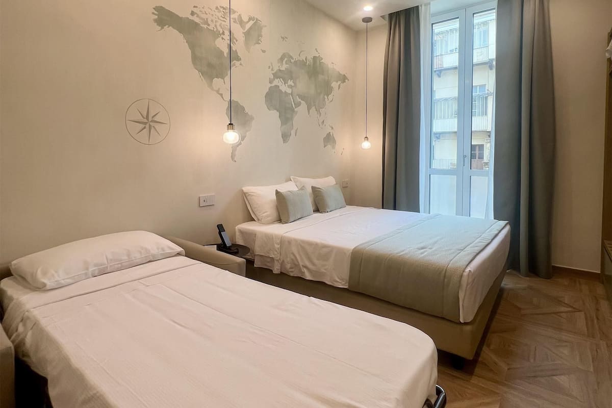 1 habitación, ropa de cama hipoalergénica y minibar