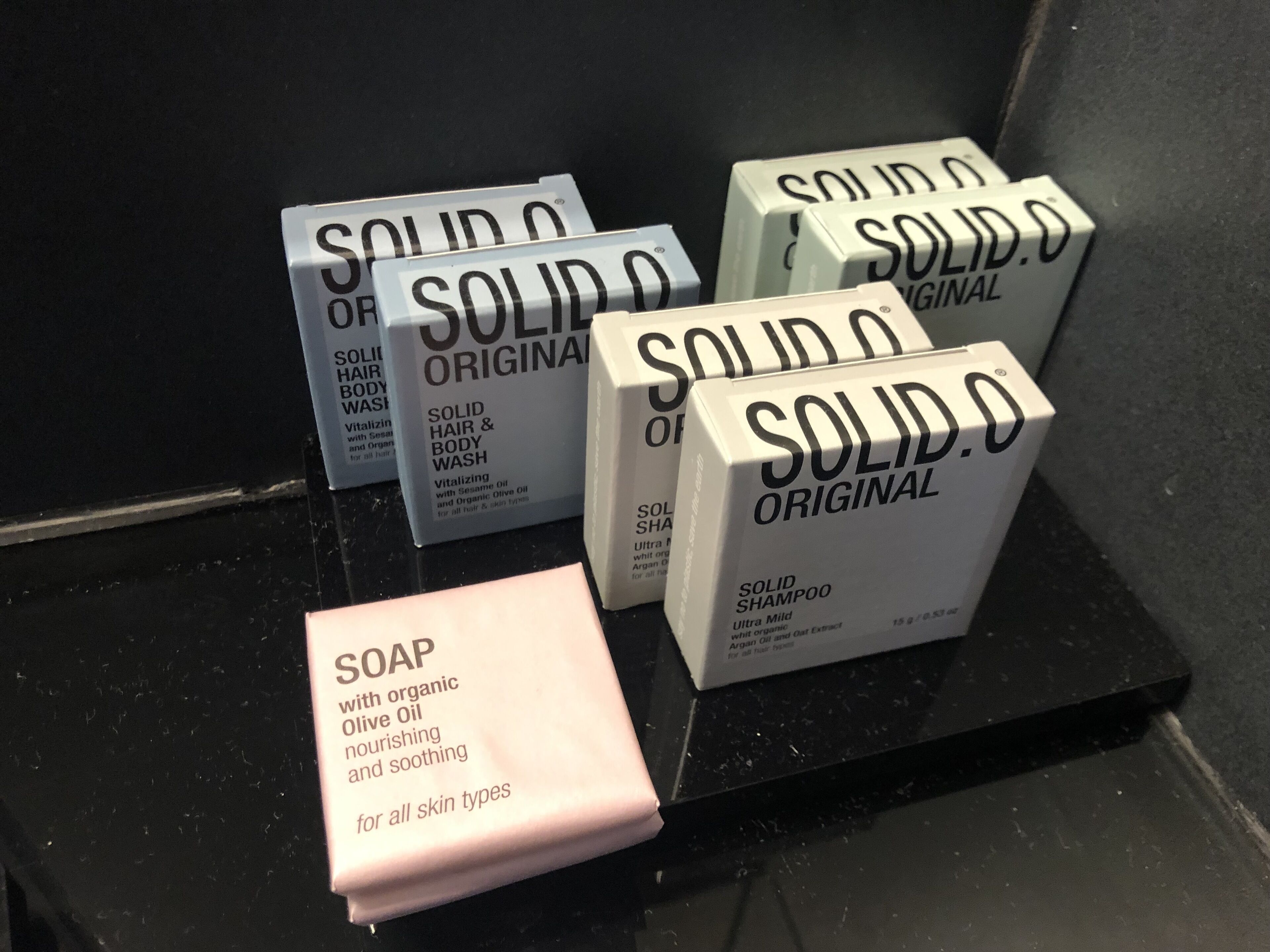 free toiletries, hair dryer, slippers, bidet