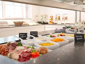 Daily buffet breakfast (EUR 8 per person)
