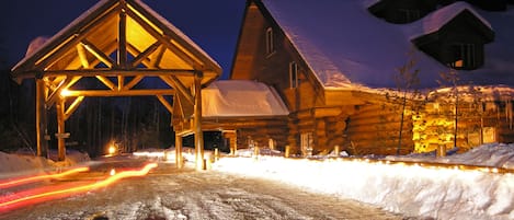 Front of property - evening/night