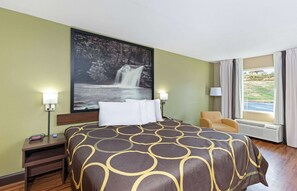 Habitación estándar, 1 cama King size | Caja de seguridad en la habitación y escritorio 