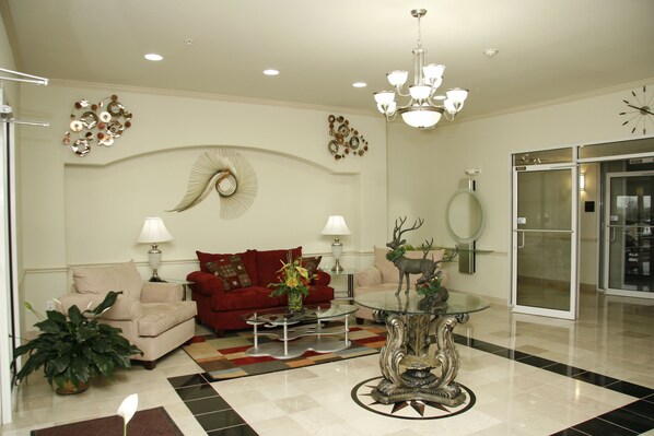 Sala de estar en el lobby