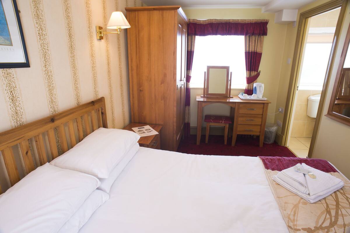 Blackout curtains, iron/ironing board (on request), free WiFi