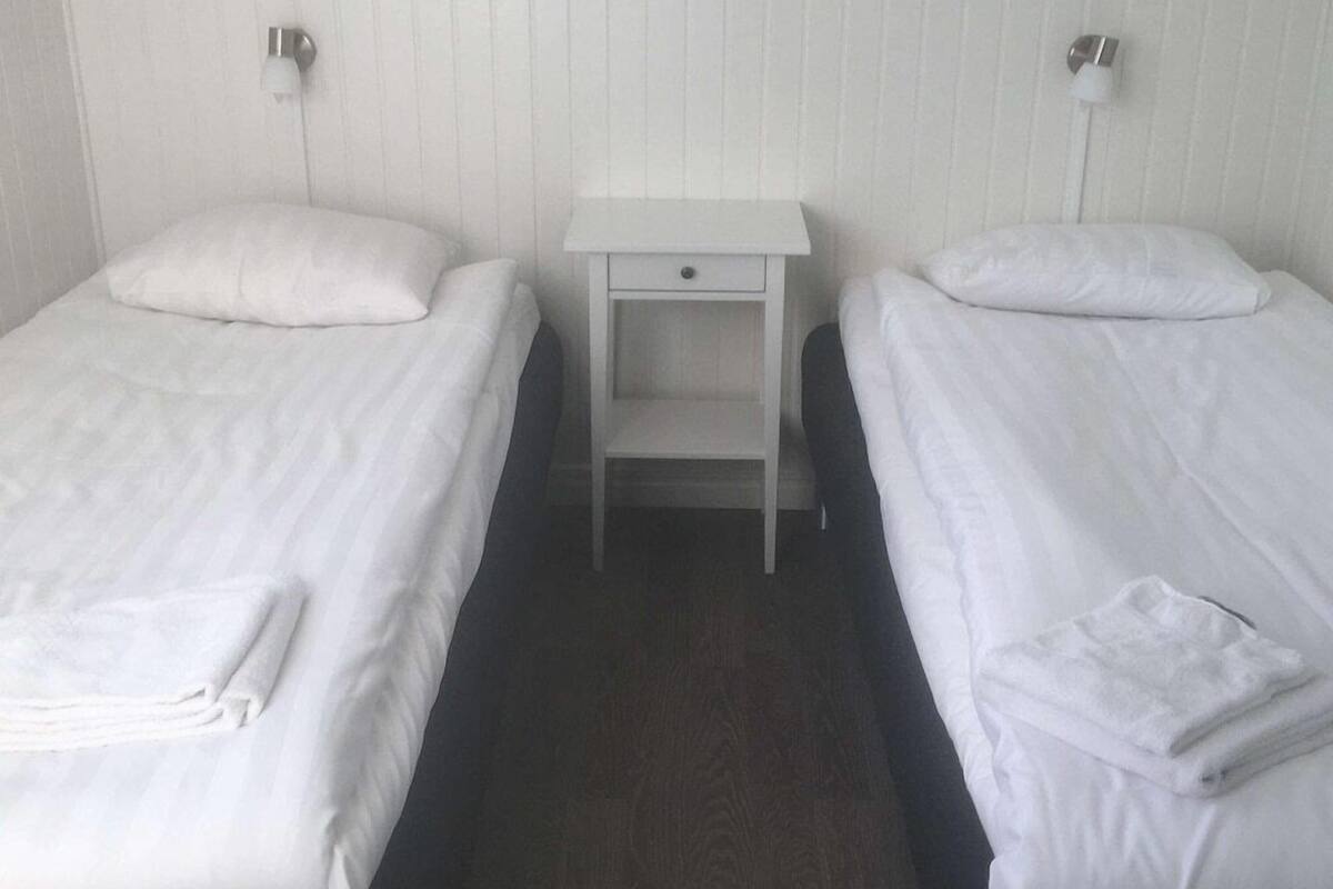Desk, blackout drapes, iron/ironing board, free WiFi