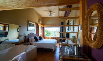 Caja de seguridad en la habitación y decoración personalizada 