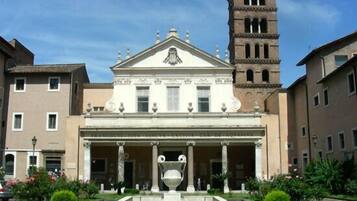 Vue depuis lâhĂ©bergement