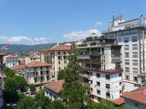 Blick von der Unterkunft