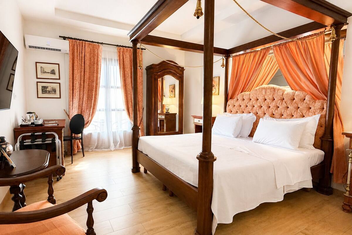 Habitación doble Deluxe | Ropa de cama de alta calidad, edredón, minibar y wifi gratis 