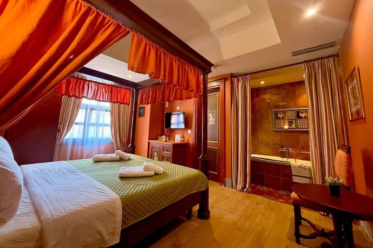 Chambre Deluxe double | 1 chambre, literie de qualité, couette en duvet, minibar