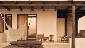 Junior Suite Private Pool & Sea View | Terrasse/Patio