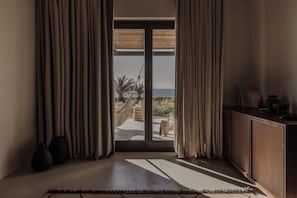 Myconian Villa Private Pool & Sea View | 1 bedroom, Egyptian cotton sheets, premium bedding, down comforters