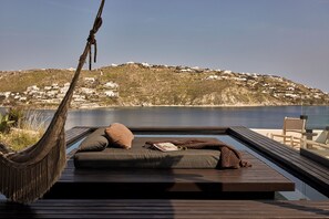 Ananea Suite Private Pool & Panoramic Sea View | Egyptian cotton sheets, premium bedding, down comforters, pillowtop beds - Ananea Mykonos - Adults Only  (Mykonos)
