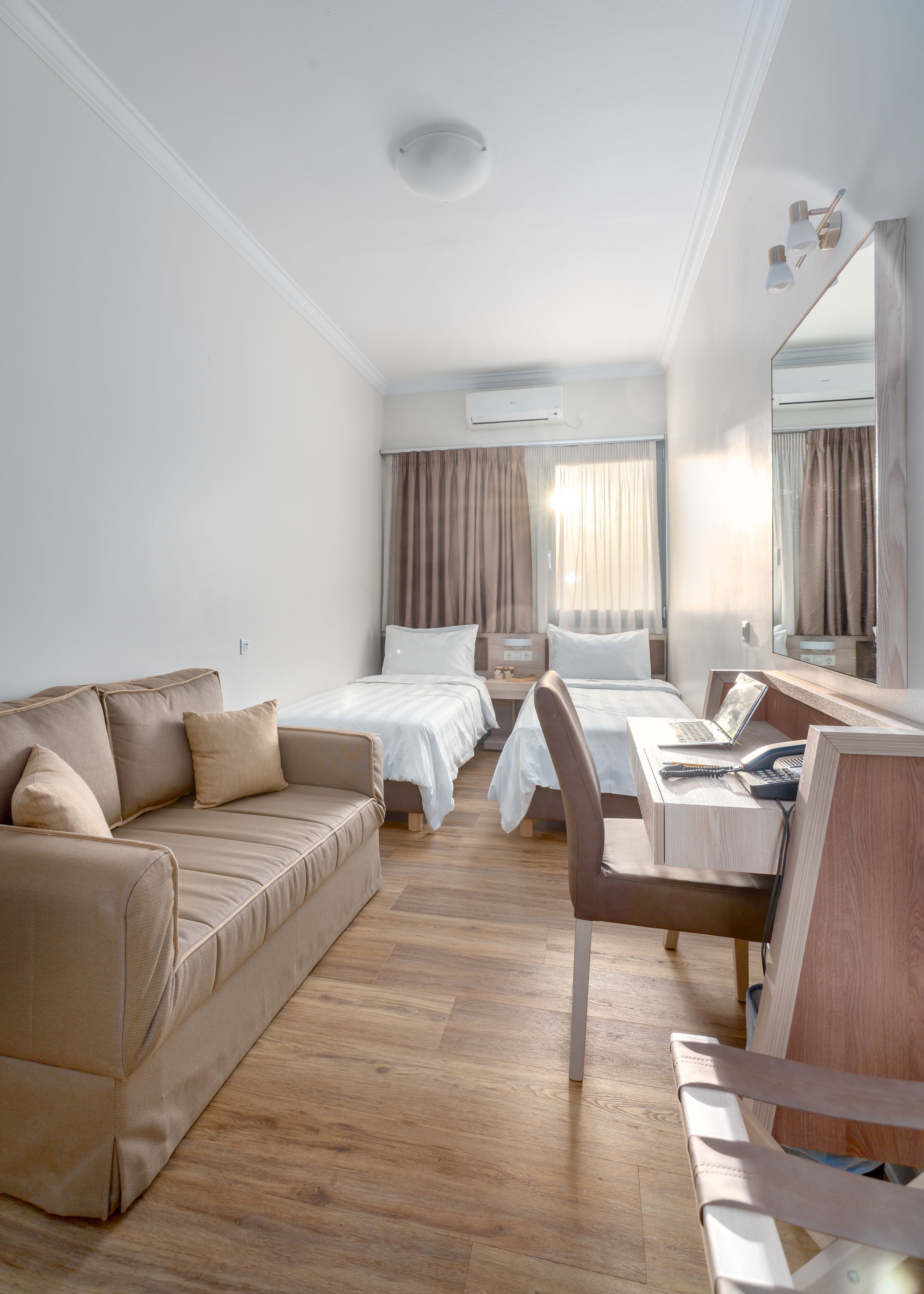 triple room | premium bedding, select comfort beds, in-room safe