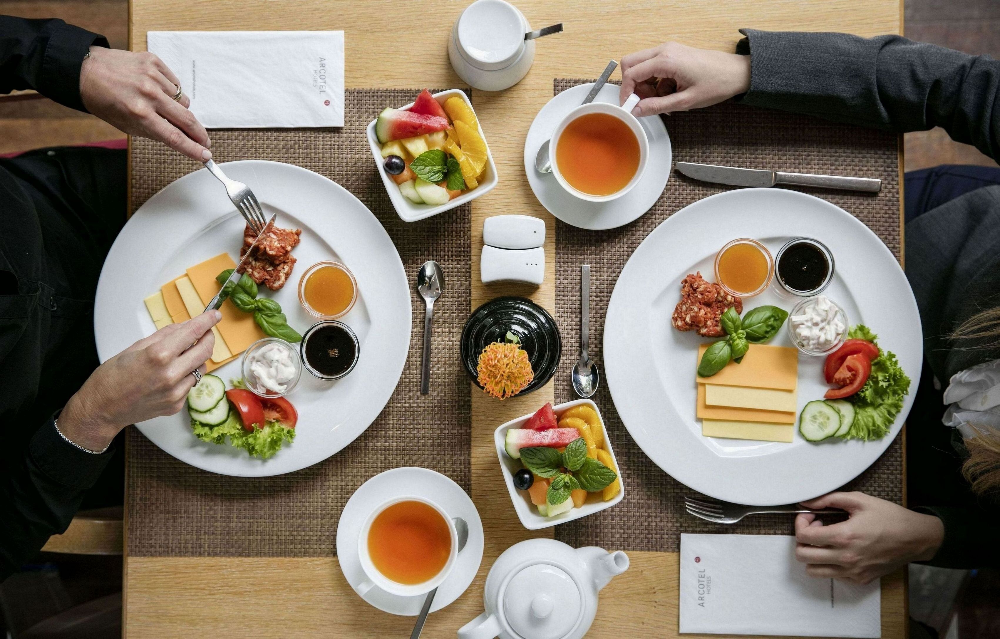 daily buffet breakfast (eur 24 per person)