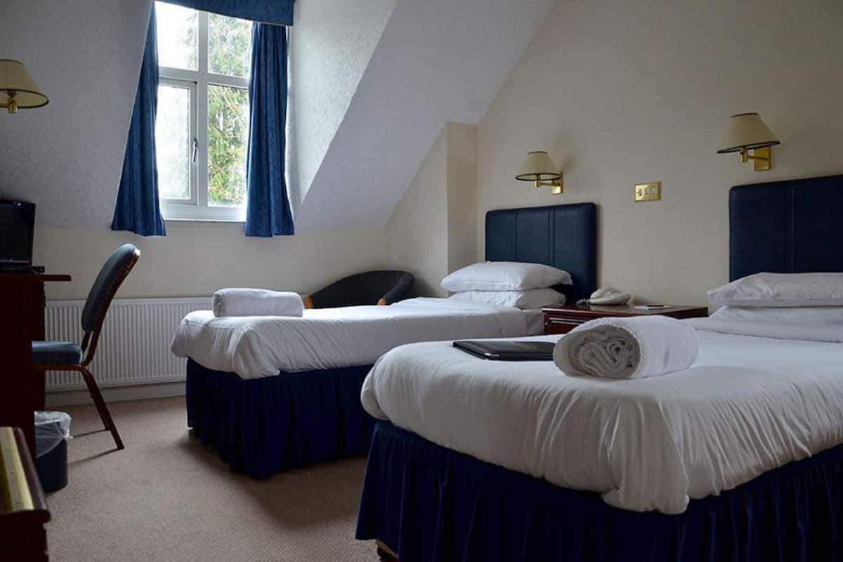 Standaard Twin kamer | 1 slaapkamer, een bureau, een strijkplank/strijkijzer, gratis wifi
