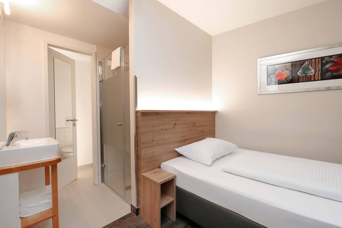 Eenpersoonskamer | 1 slaapkamer, geluiddichte muren, gratis wifi, beddengoed