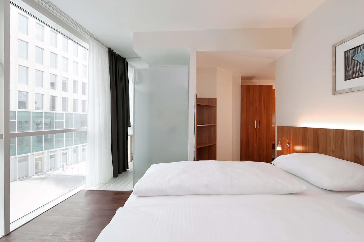 Tweepersoonskamer | 1 slaapkamer, geluiddichte muren, gratis wifi, beddengoed