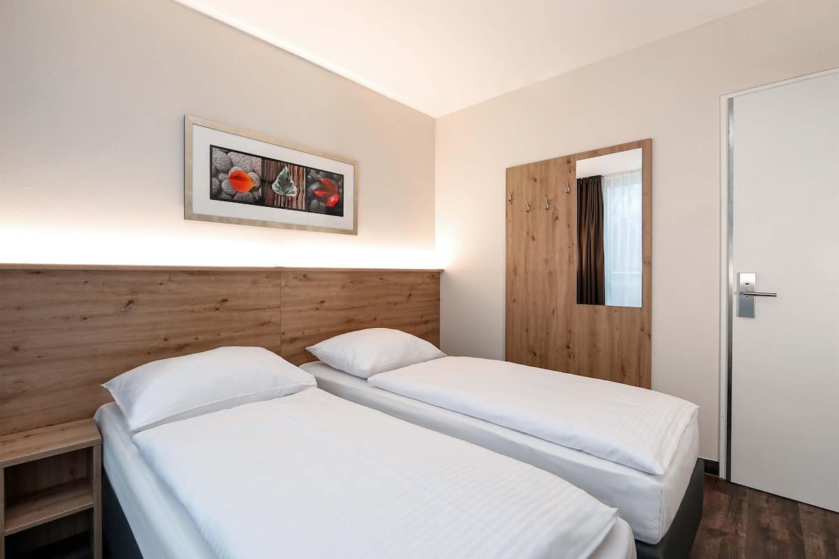 Twin kamer | 1 slaapkamer, geluiddichte muren, gratis wifi, beddengoed