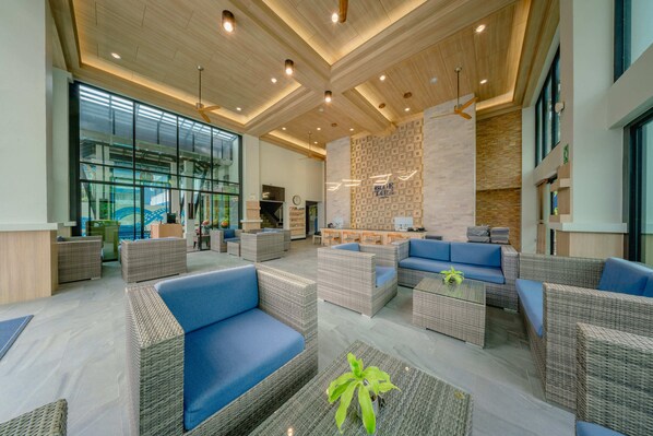 Sala de estar en el lobby