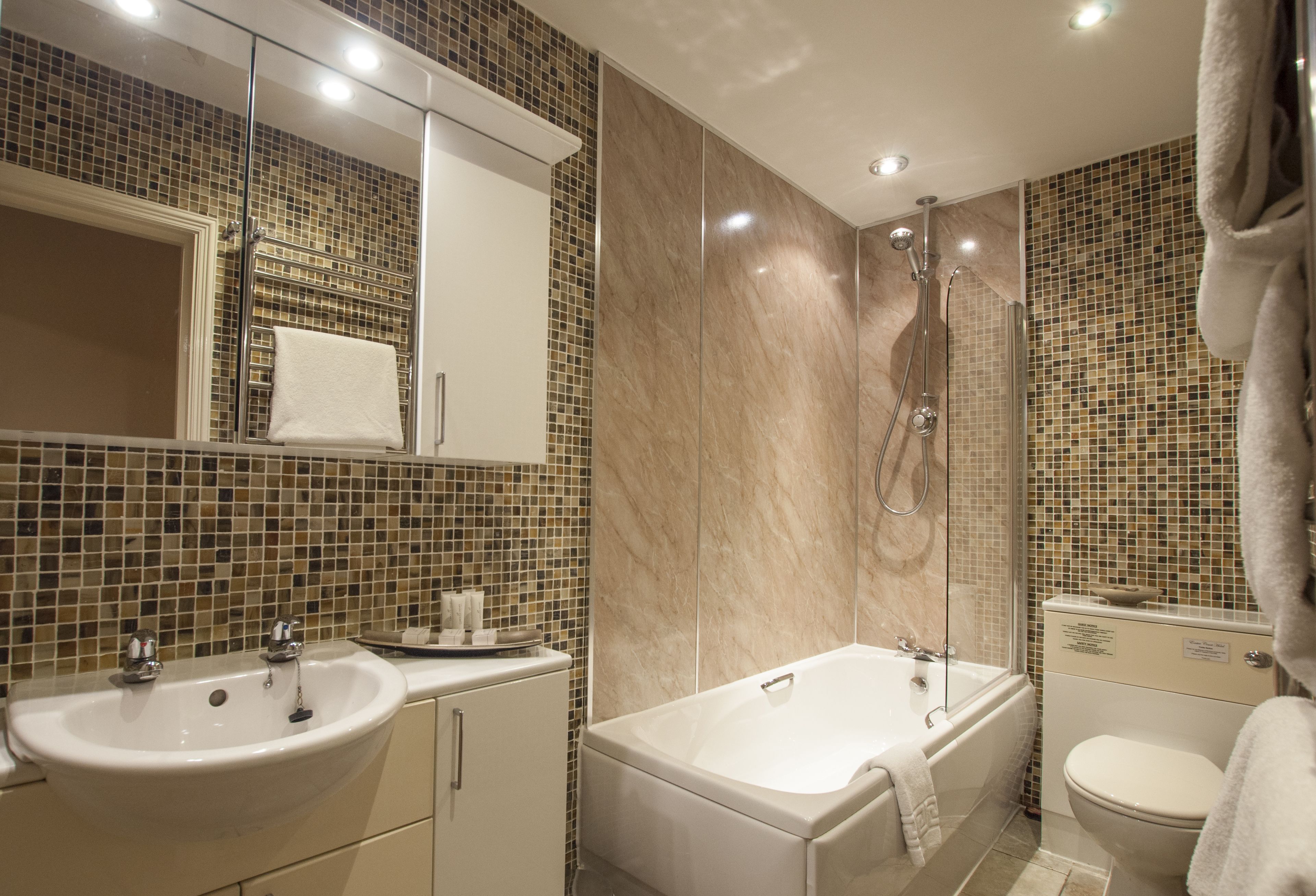 ashton suite, 1 king bed | bathroom | eco-friendly toiletries, hair dryer, towels