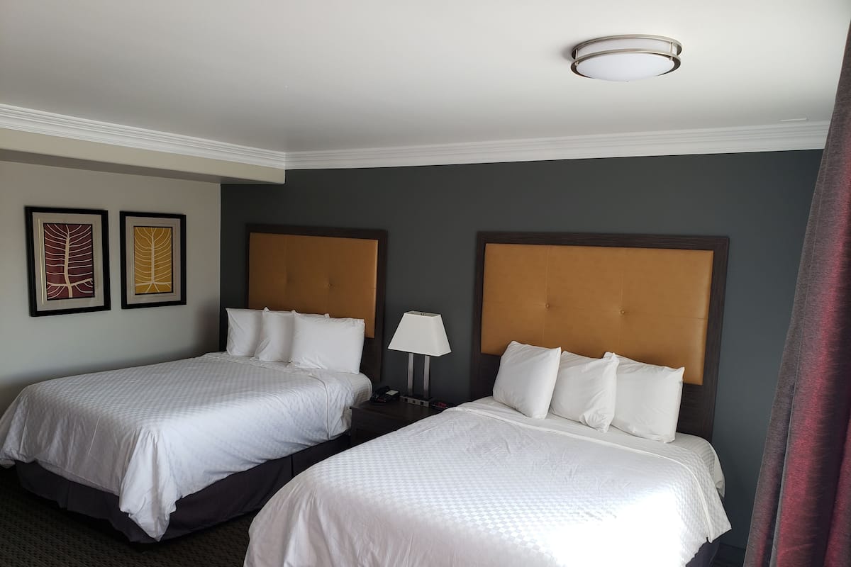 Standard Double Room, 2 Queen Beds | Premium bedding, pillowtop beds, desk, blackout drapes