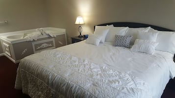 Premium bedding, individually decorated, individually furnished, desk