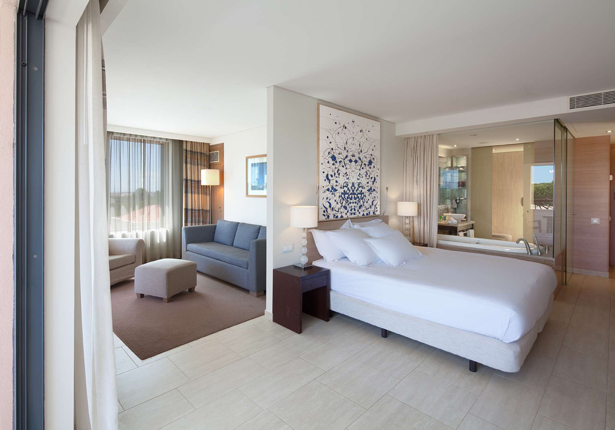 premium bedding, memory-foam beds, minibar, in-room safe