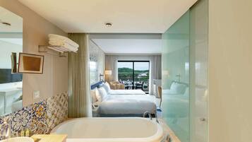 Chambre Deluxe avec lits jumeaux | Salle de bain