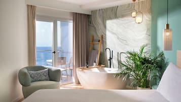 Premium bedding, down duvets, memory-foam beds, minibar