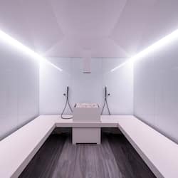 Sauna a vapor, banho turco/hammam, tratamentos corporais, aromaterapia