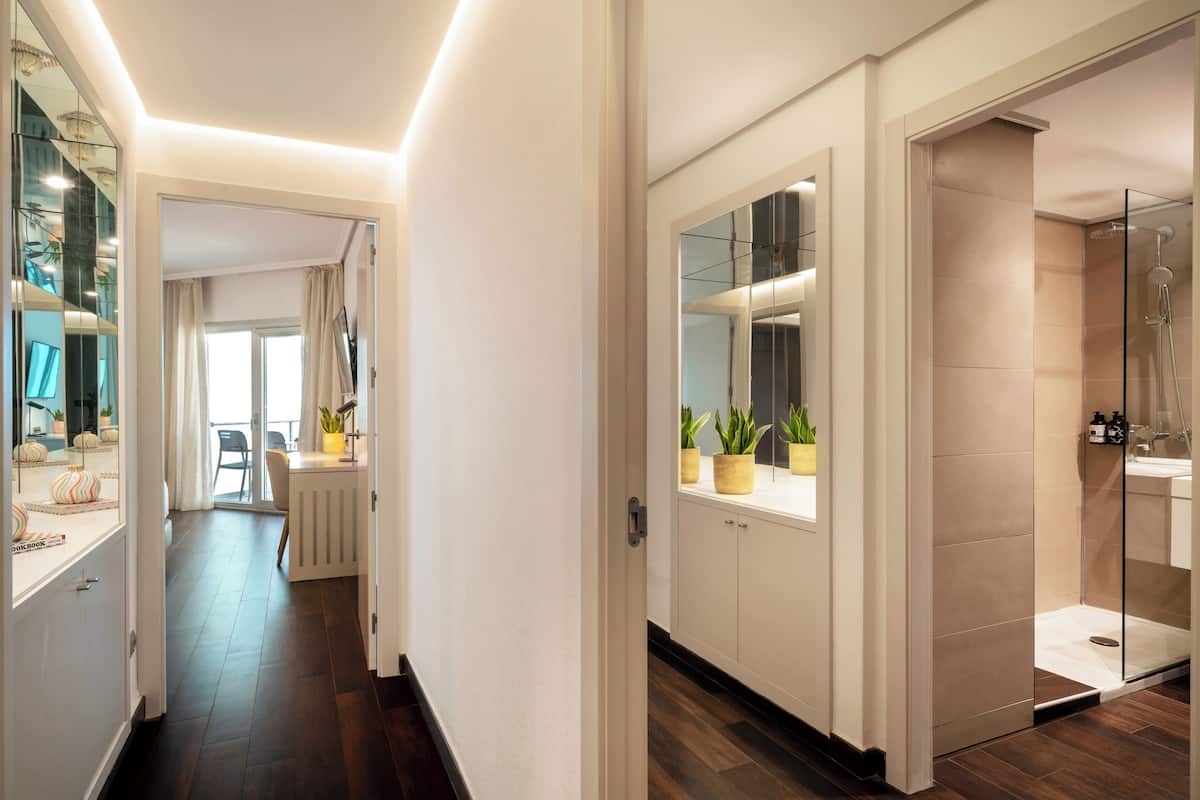 Premium bedding, down duvets, memory-foam beds, minibar